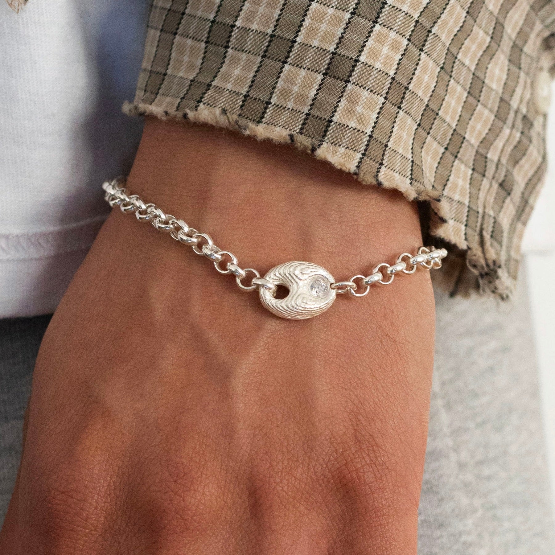 Stoned Bean Bracelet
