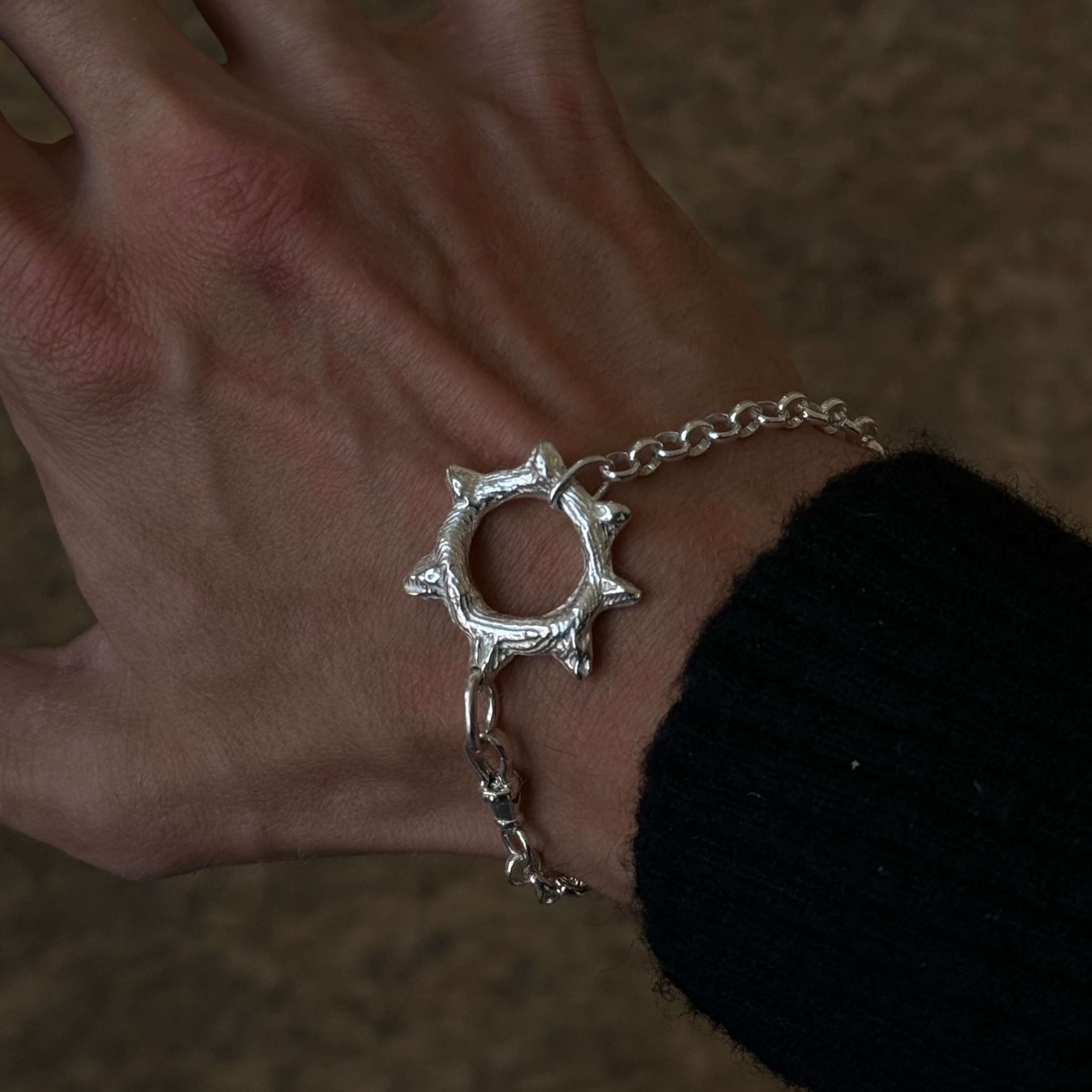 Connected Spike Bracelet