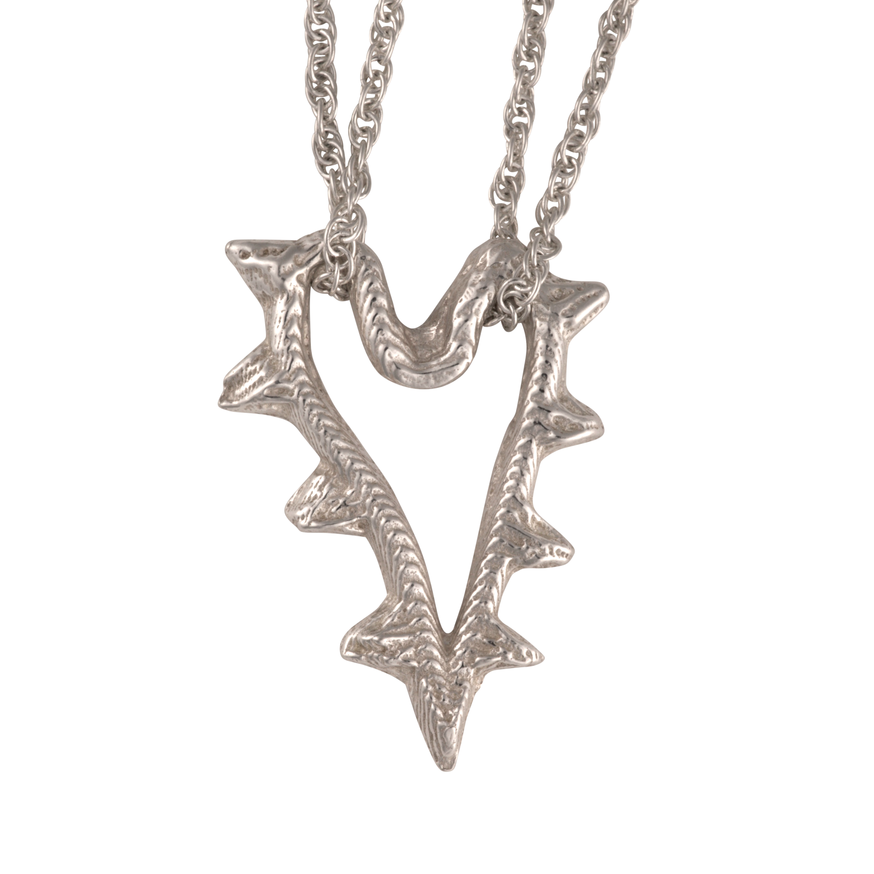 Spiked Heart Necklace