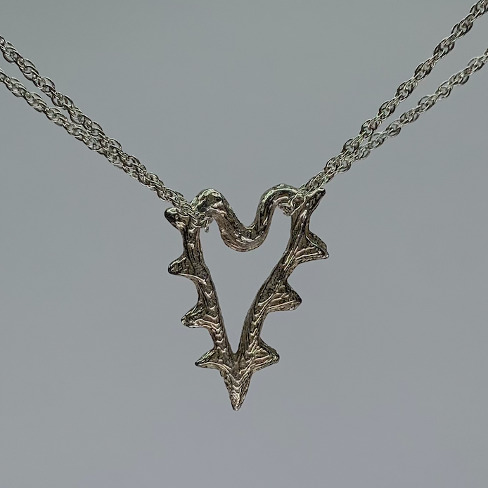 Spiked Heart Necklace