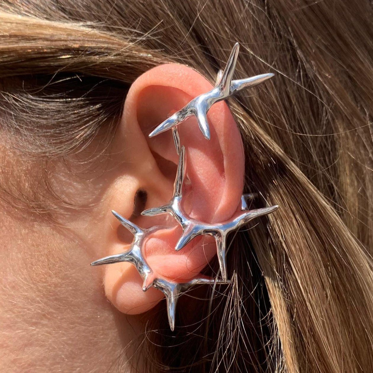 Crazy Spike Earcuff