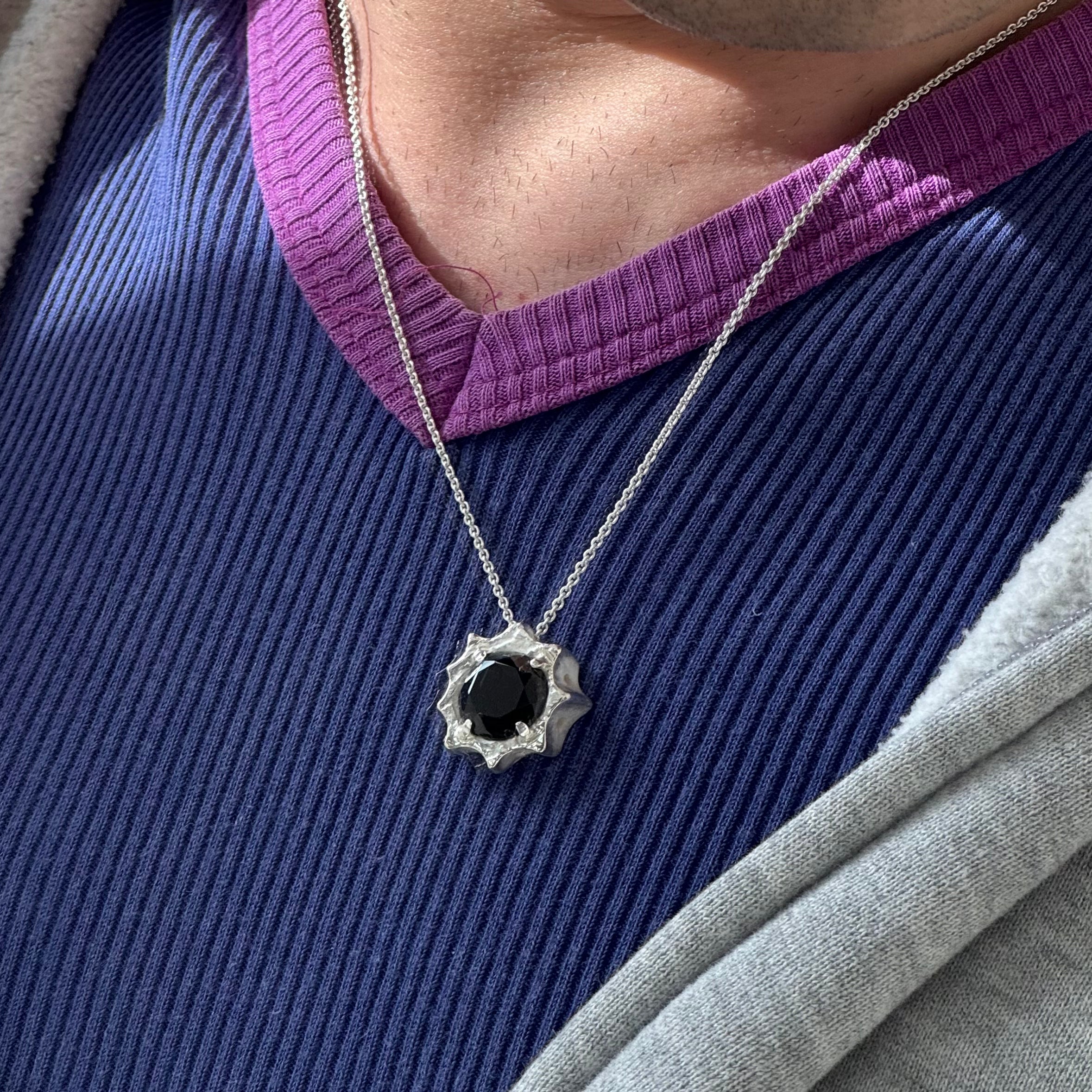 Stoned Spikeboy Necklace