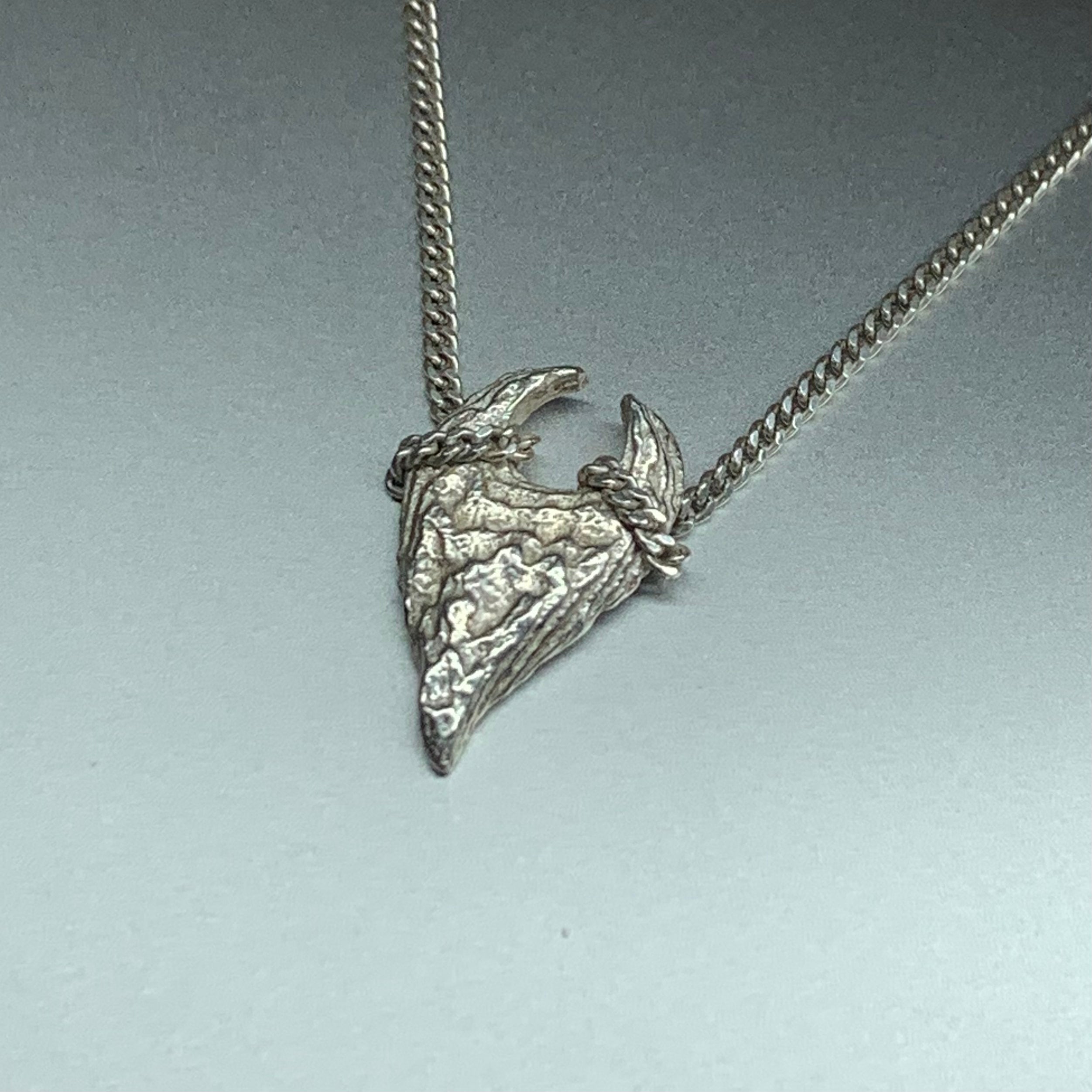 Devil heart necklace