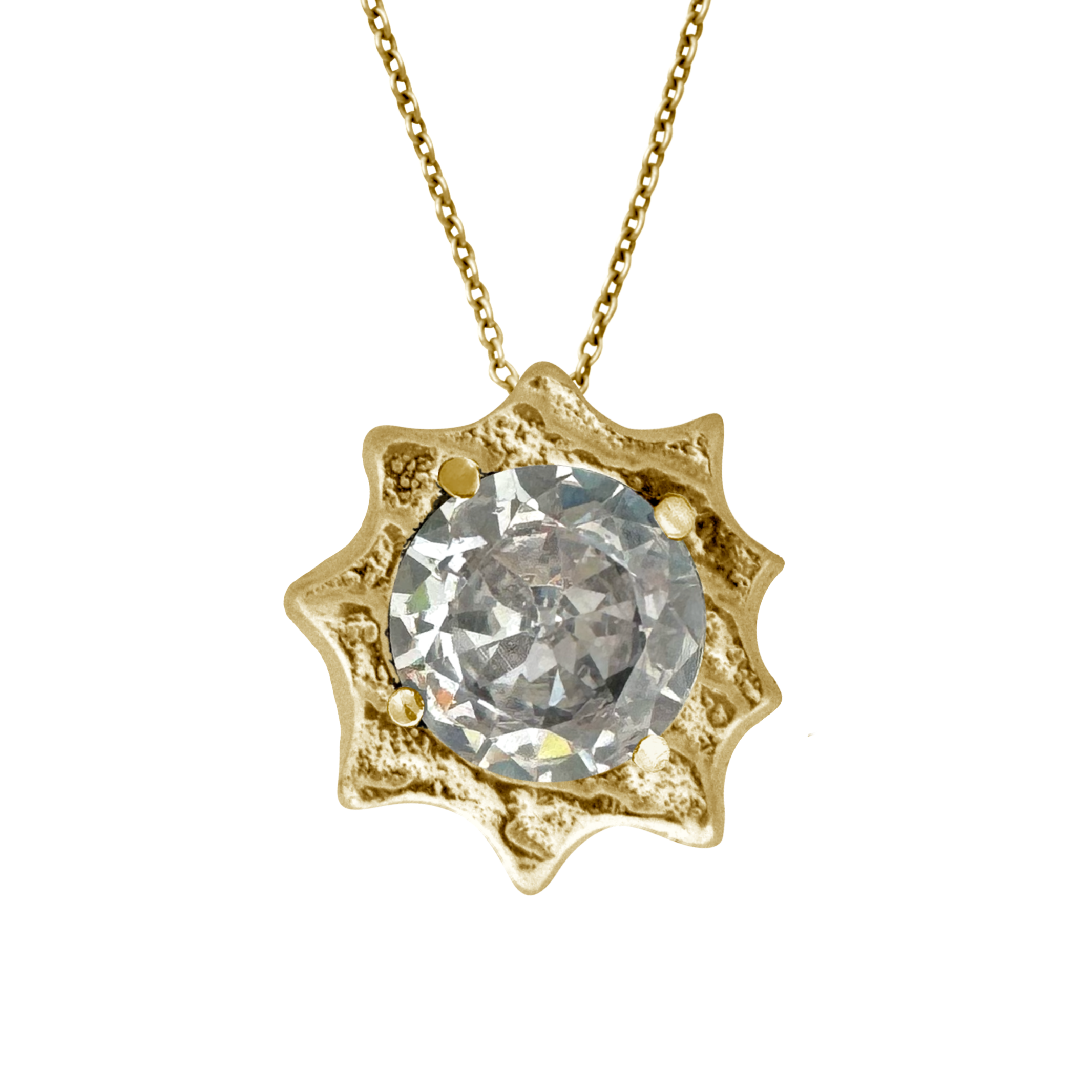 Stoned Spikeboy Necklace