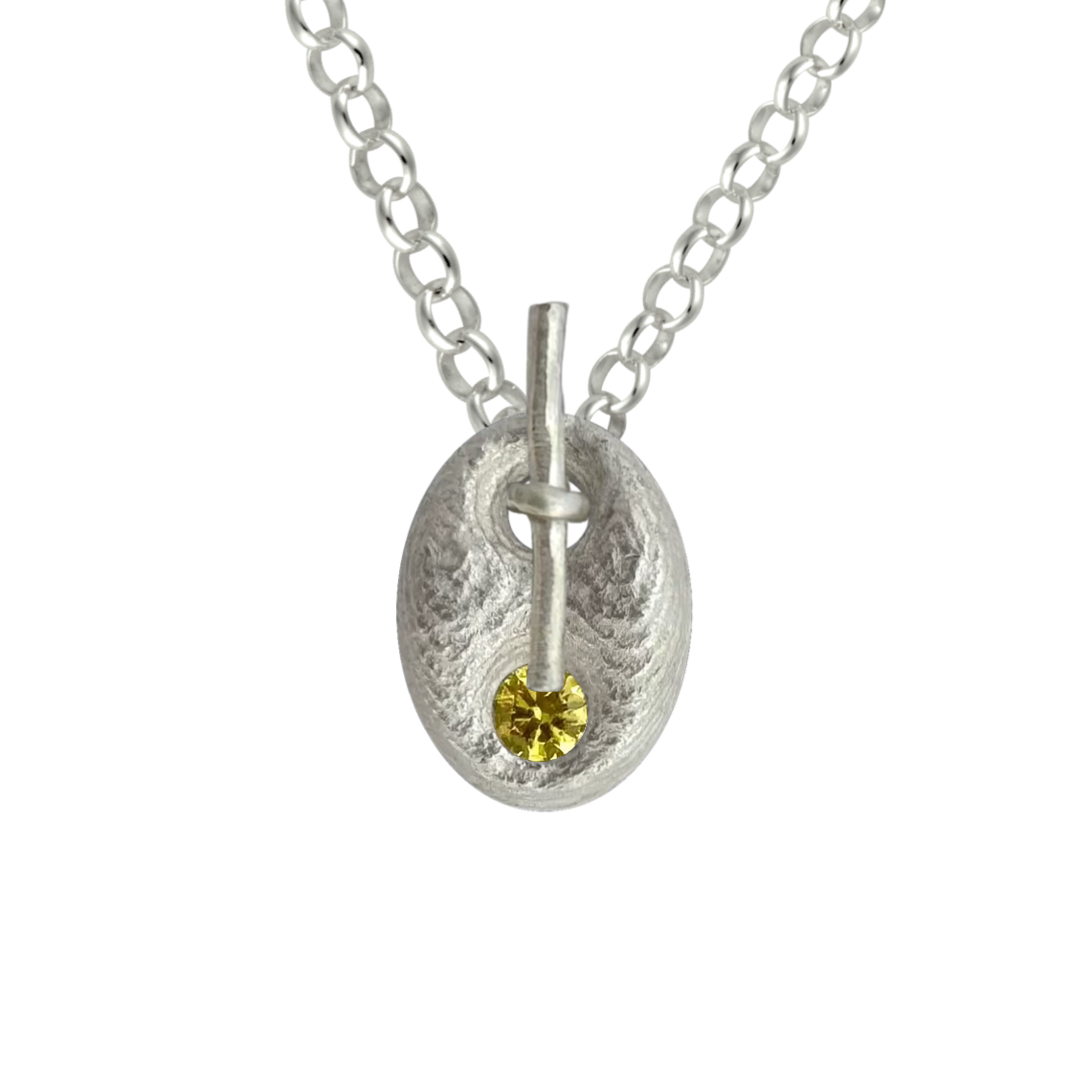 Stoned Bean Necklace